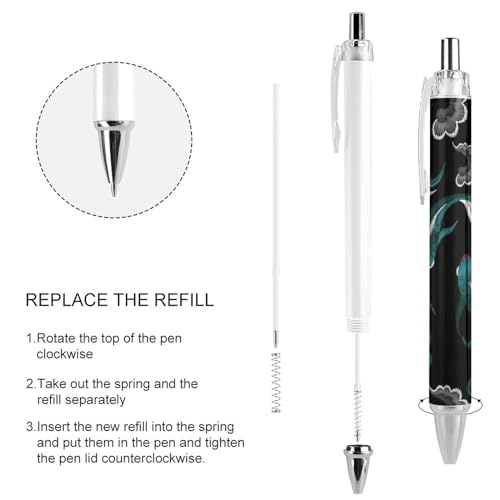 Stylo à bille rétractable réutilisable pour des notes de bureau inspirées - 4