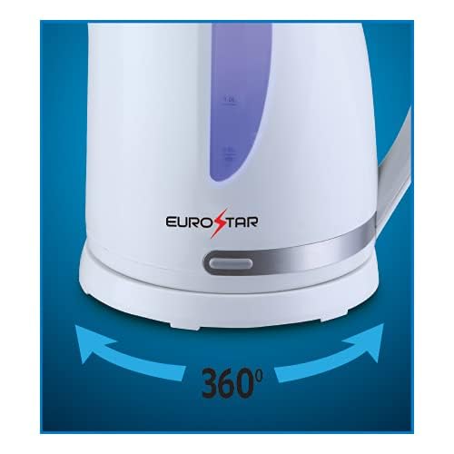 Hervidor eléctrico Eurostar 1.7L gris claro miniatura 4
