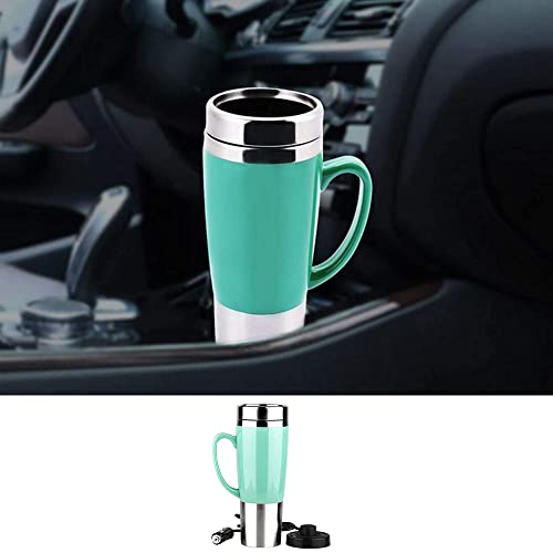 Tetera eléctrica portátil para auto 12V 450ml acero inoxidable miniatura 7