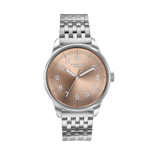 Sonata Poze 8 Quartz Analog with Taupe Dial IPS Stainless Steel Strap Watch for Men - SP70110SM01W