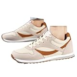Men's Mesh Retro Low Top Sneakers Lace Up Patchwork...
