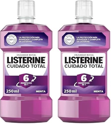 2 botellas de colutorio Listerine Cuidado Total por 3,36€ (en compra recurrente)