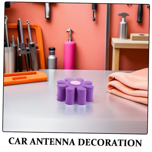 Adorno para antena de coche con flores: dale un toque alegre y femenino a tu vehículo a diario 3