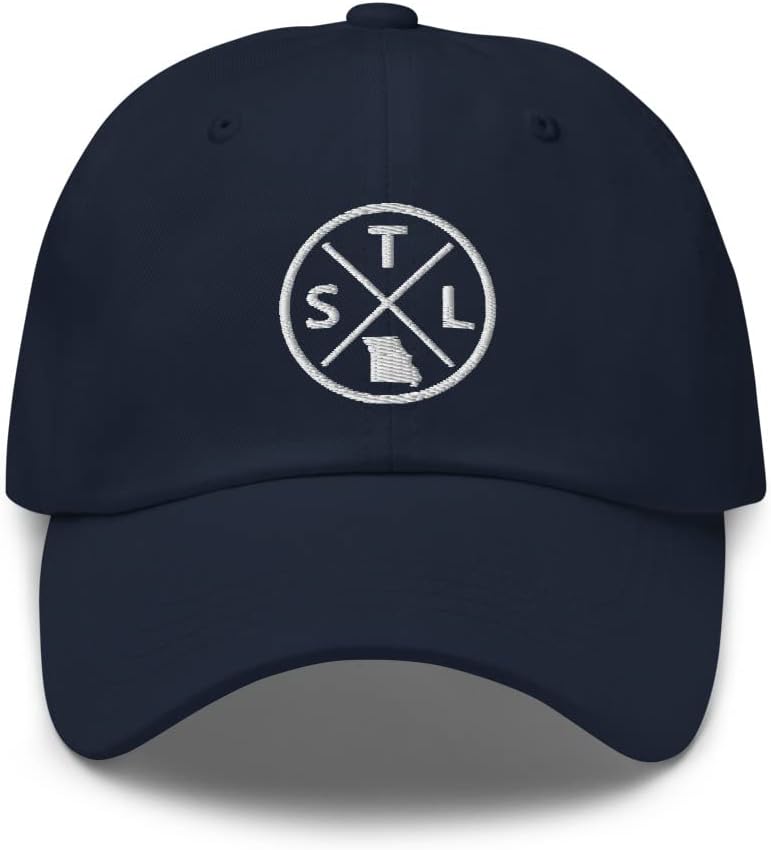 Retro St. Louis Baseball Hat STL Emblem Dad Hat Cap