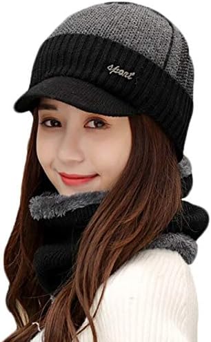 Women's Acrylic Cap (Alexvyan Black Hat Cap-Girl_Black_Free Size)