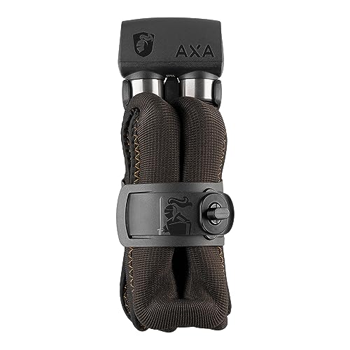 AXA Foldable 1000 Faltschloss – Länge 105 cm – Sicherheitsstufe 11 – Gliederdurchmesser 10 mm – Inkl. Halterung – Mit 2 Schlüsseln