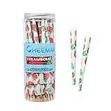 72 Pack Flavored Pre Rolling Cone Papers Unique Design Fruit Pattern Pre-Rolled Cones With Filter Tip 110mm King Size Cigarette Papers (Strawberry)