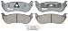 Raybestos ATD881C Advanced Technology Ceramic Disc Brake Pad Set