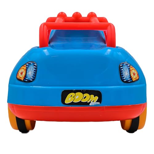 Image of ToyBharat Boom Car - Friction-Powered Multicolour Toy for Kids 1-6 Years, Realistic, Safe & Battery-Free Fun