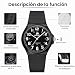 Imagen de LN LENQIN Reloj Hombre AnalóGicos Relojes de Cuarzo Hombres 30M Impermeable
