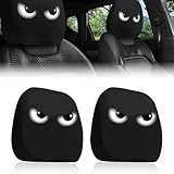 ZZHBOO 1 Copri Poggiatesta per Auto, Doppia Faccia, Motivo Stampa Espressioni Divertenti, ...