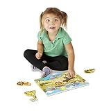 Melissa & Doug – 19054 – Hölzernes Steck-Puzzle – Safari - 5