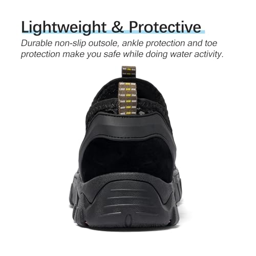 Image of Water Shoes Men Quick Drying Outdoor Hiking Barefoot Boat Footwear Aqua Shoes for Water Sport Waders Diving Hiking Sailing Travel Beach Wading Swimming Fishing Kayaking