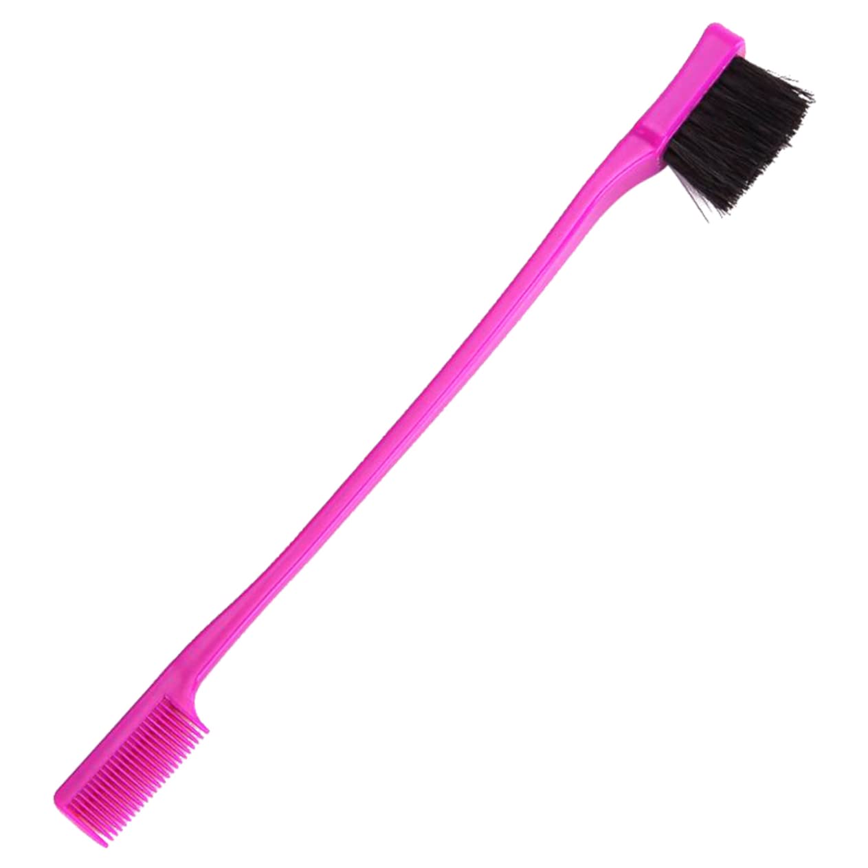 VICASKY -one Eyebrow Brush and Comb 3pcs Pack Soft and Comfortable for Women Girls Smooth Edges (rosy)