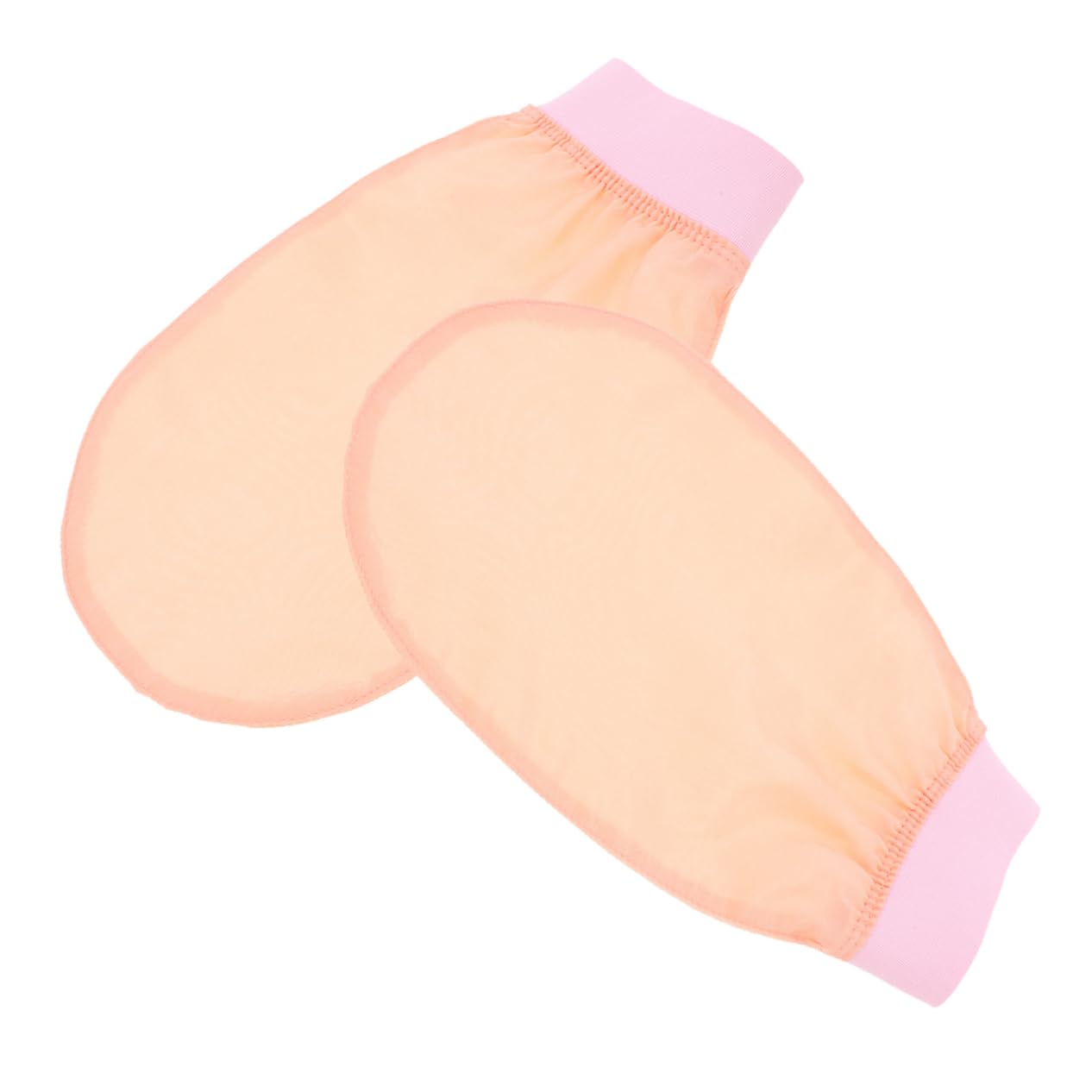 Baluue 6stücke Exfolierende Handschuhe Für Hautreinigung Wiederverwendbare Bad-handschuhe Für Sanftes Peeling Und Massage Für Körper Und Gesicht Rosa Lotus