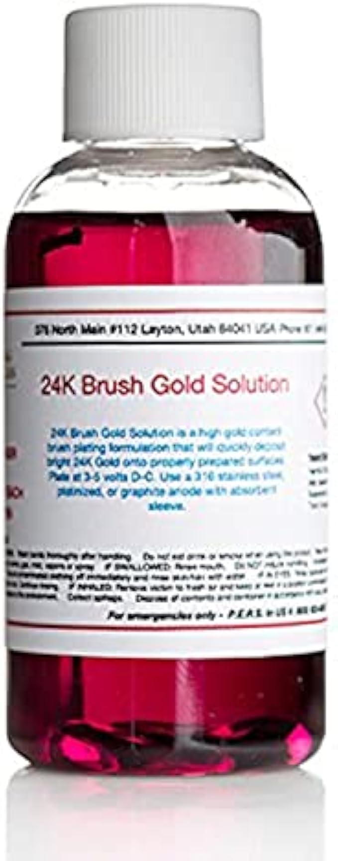 2 oz Liquid - 24k Gold Plating Solution Brush Gold Fastest, Most Durable, Great Value, Consistent Gold Solution from the Industry's Most Trusted Brand for Instant Results