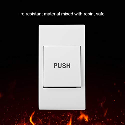 Door Access Control Button, Door Exit Release Push Button with Large Button Design, Home Switch Part of Access Control - Image 3
