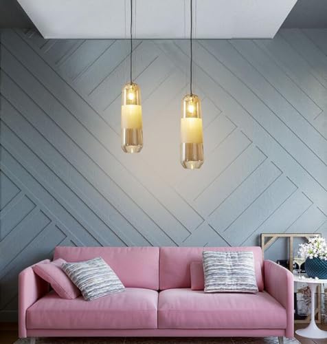 Plafonnier minimaliste design créatif en verre G9 - 5