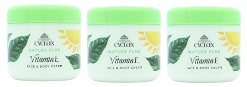 Tres paquetes Cyclax vitamina E Face & Body Cream 300u00a0ml