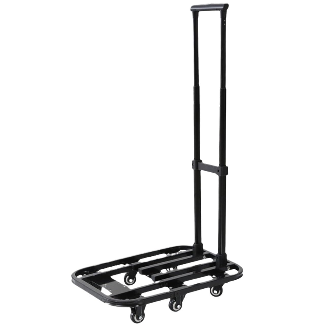 Garage Trolley Extendable Flatbed Trolley Lightweight Folding Hand Cart For Groceries Shop Platform Hand Truck