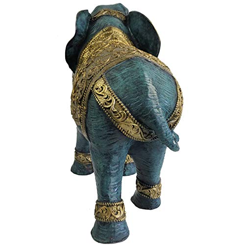 Youfine Bronze Elephant Statue, Interior Design Modern Figurine, Large Animal Sculpture Outdoor Garden Animal #TOP5