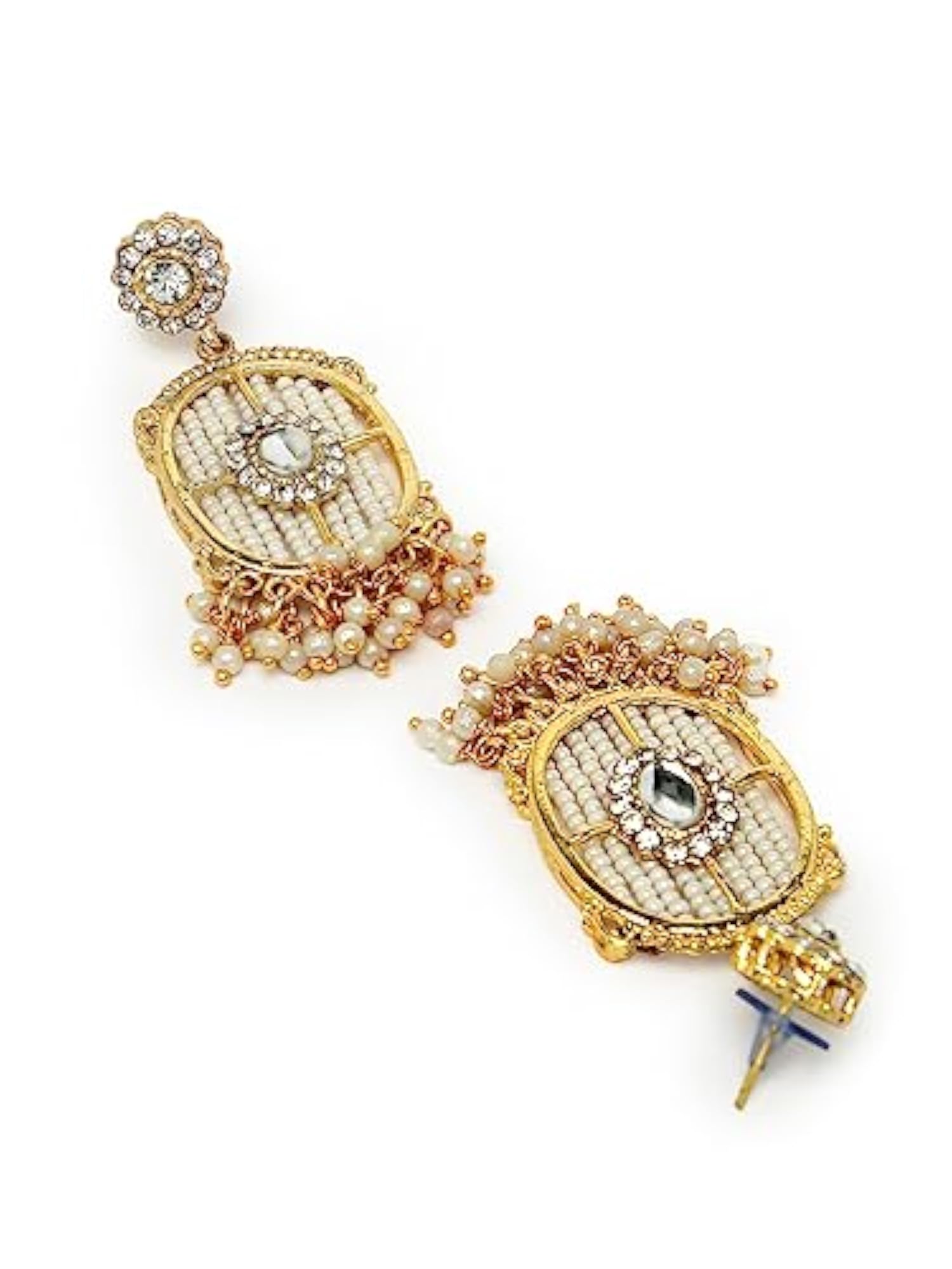 Circular Beads Choker Necklace Set With Earring and Maangtika