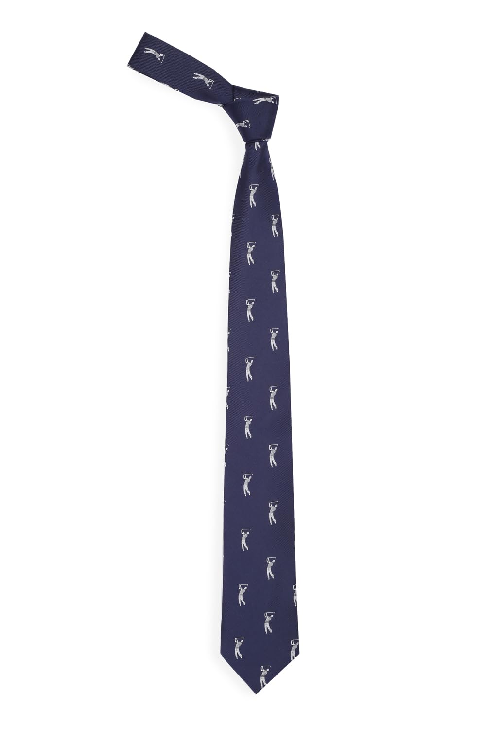 van heusen Men Navy Embroidered Formal Tie-picture-21