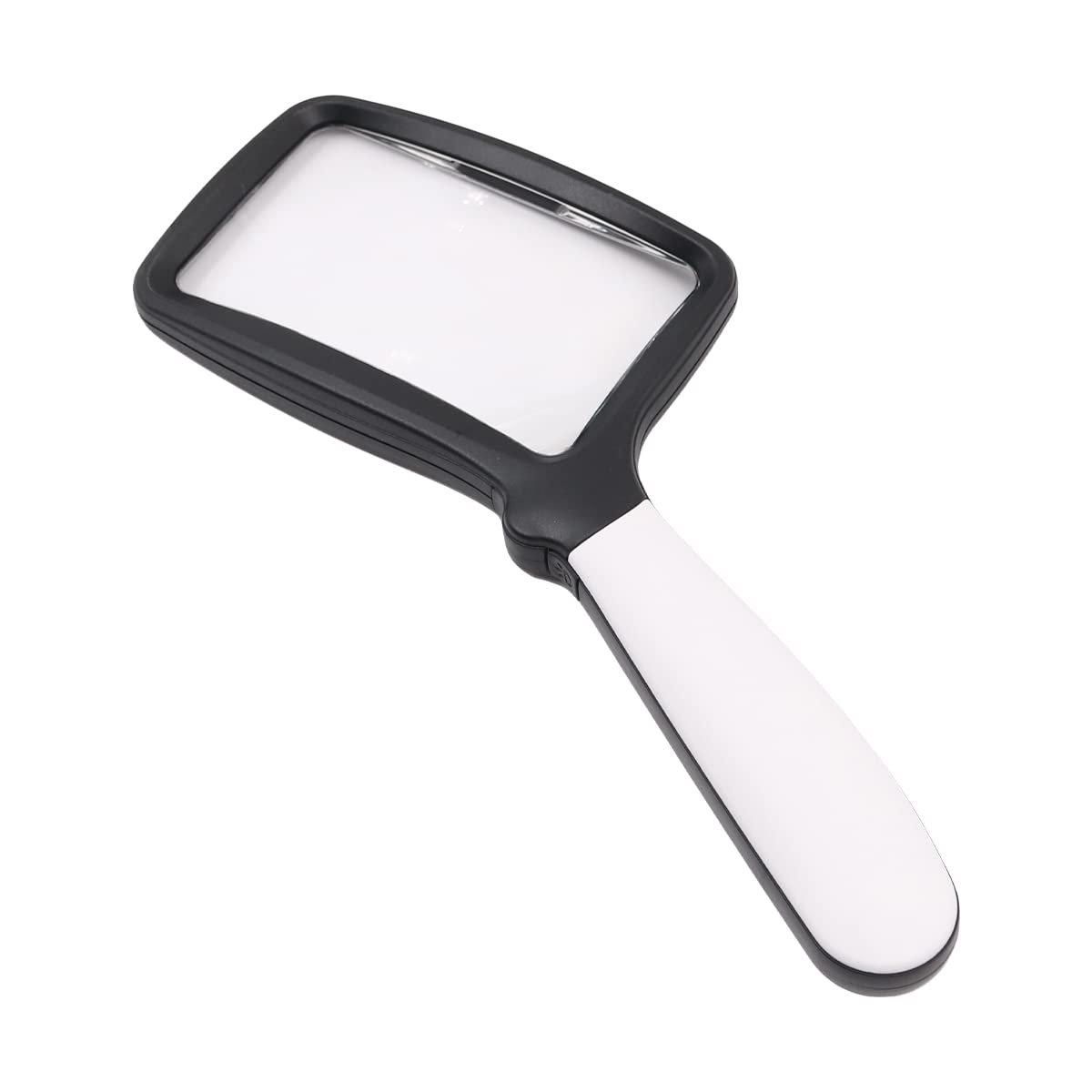 Tiardey Rectangular Magnifying Glass with Light 2x Magnification 5 dimmable LEDs Foldable Handheld Large Hand Magnifier for Seniors Low Vision Jewelry Books Pages Magazines Newspapers Maps - Image 3
