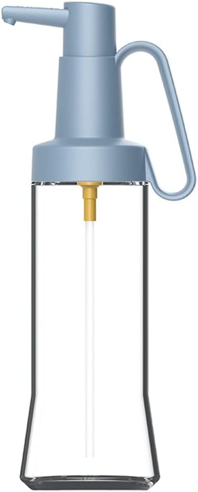 Oil Bottle Refillable Leakproof Salad Dressing Vinegar Pour Pot BBQ Soy Sauce Seasoning Pouring Container Kitchen Chef(Blue)