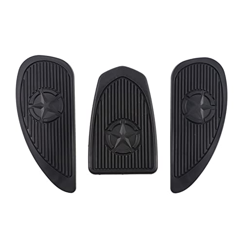 YS0911 Tank Pad Protector Gas-Tank Sticker Anti-Slip Fuel Oil Tank Traction Pads Wear & Tear for Motorcycle Motorcycle Gas-Tank Protector, Black