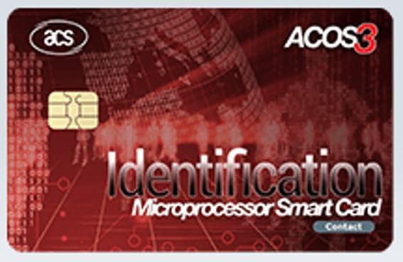 ACS ACOS3 Smart Card (Combi), MOQ 100, W128791677 (100)