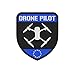 Copytec Patch Europe Drone Pilot Drohne Kamera Aufnäher Europa EU Beruf Klett#36735