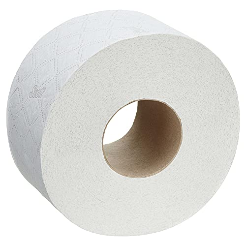 Papel higiénico Jumbo Scott Essential 8512 blanco de 2 capas 12 rollos x 200m 3