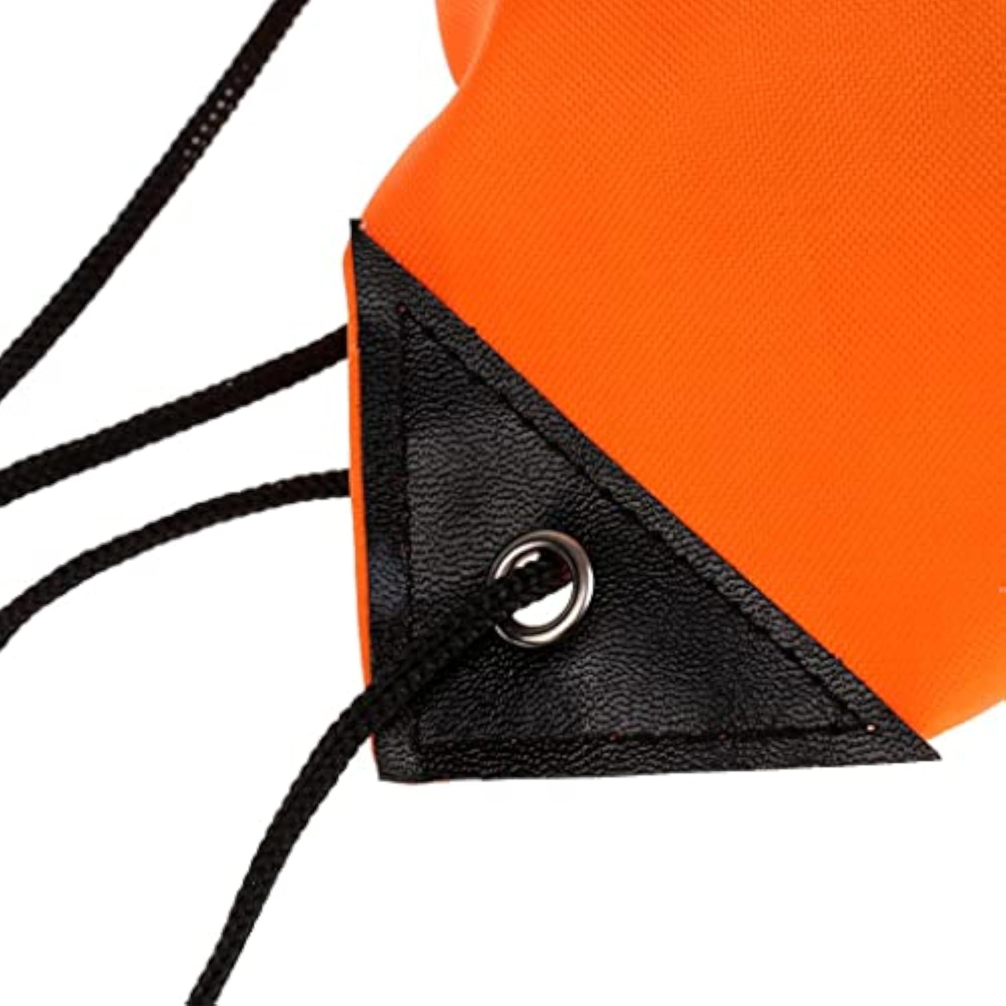 3x Waterproof Drawstring Backpack for School & Sports, Orange