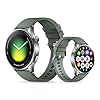 XIAOMI Watch 5 Smartwatch, Google Wear OS, NFC Pay, AI, Gemini, display AMOLED da 1,54'', durata della batteria di 6 giorni, GPS fitness tracker, controllo gestuale, Bluetooth da 47 mm, Verde