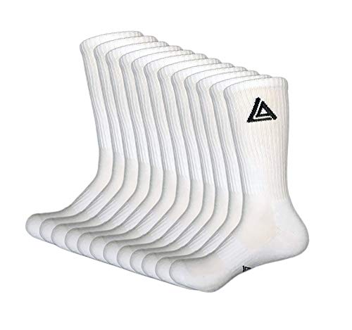 Men's Athletic 6-Pair Performance Crew Socks (Size: 10-13)