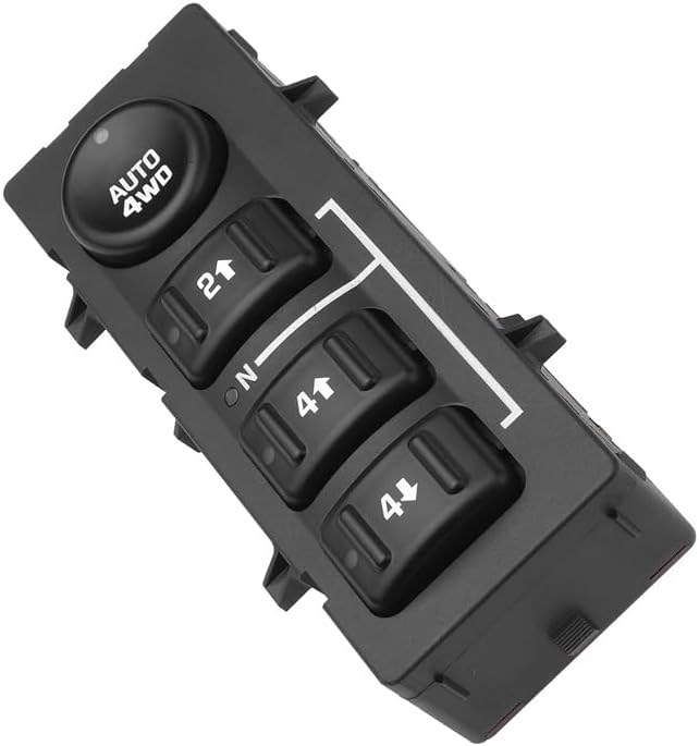Car Drive Transfer Switch 19259313 4Wd Wheel Drive Switch 4X4 Transfer Case Button for Chevrolet for Suburban Avalanche Tahoe for Gmc for Yukon 2003-2007 15136039