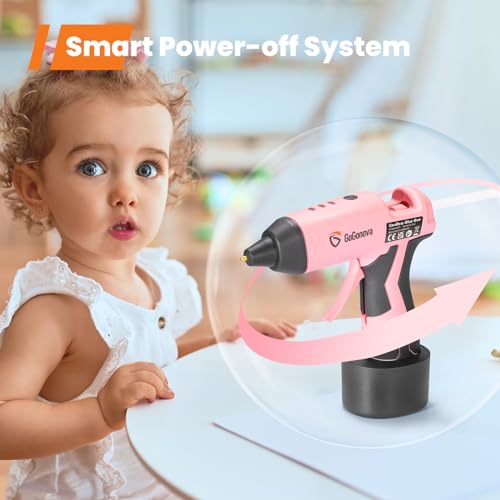GoGonova 15s Fast Preheating Cordless Glue Gun