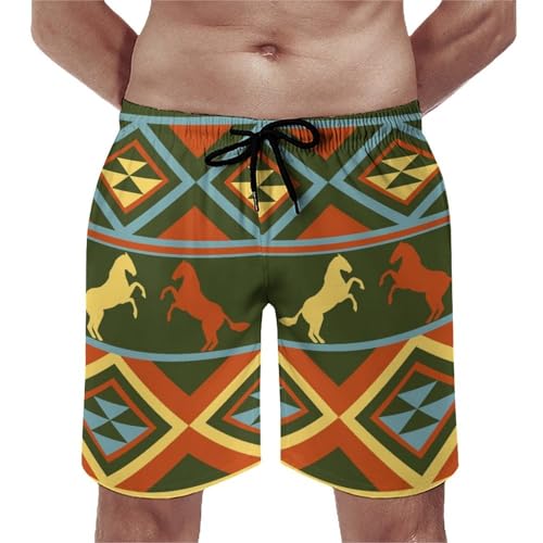 Short de bain homme cheval contre les irritations du sable