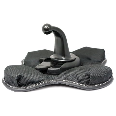 ChargerCity Portable Beanbag Dashboard Friction Mount Compatible with All 17mm Ball Joint Connection Nuvi Drive DriveSmart Dezl RV OTR LMT LM 5/6/7 inch Screen GPS Cover