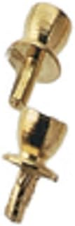 Dollhouse Miniature Small Gold-plated Round Drawer Pull Knob by Houseworks