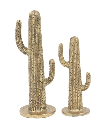 Set of Two Cactus Sculptures