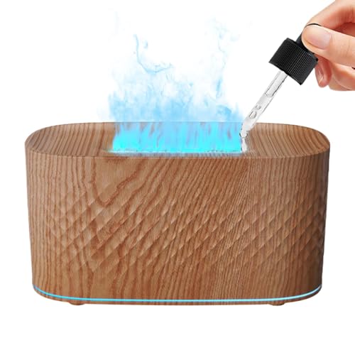 Humidificador difusor de llama, humidificador de luz de fuego, difusor de 7 colores, difusor de niebla de hoguera, difusor de llama de aroma, diseño de llama humidificador, difusor que cambia de color