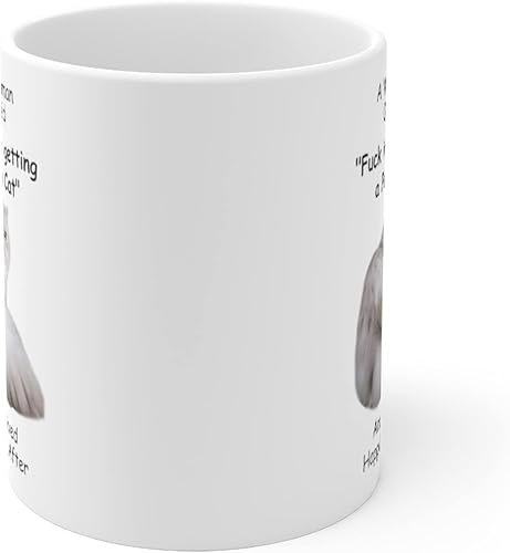 Miniatura 2 de Divertidos gatos persas blancos y grises regalos para mujeres, amantes de los animales, mascotas, mamá, día de la madre 2023 A Wise Woman Once Said