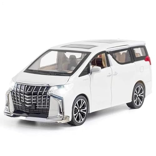 Image of Exclusive Alloy Metal Pull Back Die-cast Car 1 /32 Alphard Diecast Metal Pullback Toy car with Openable Doors, Light Music Boys Gifts Toy,multicolor