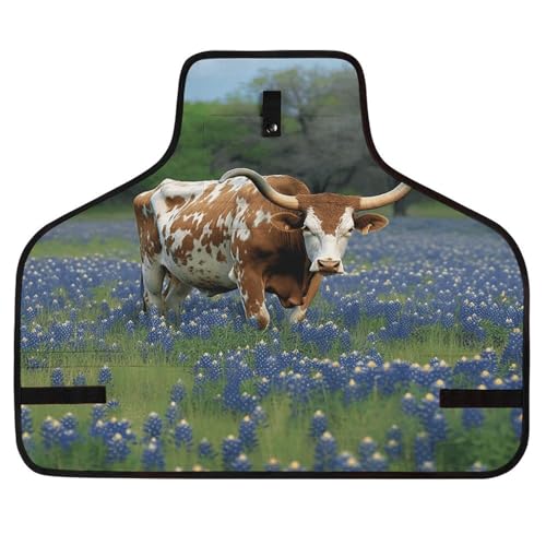 Delantal de Trabajo Bluebonnet Longhorn Tool Apron con Bolsillos miniatura 1