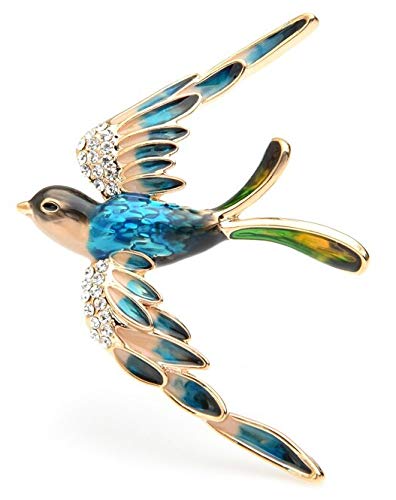 YouBella Jewellery Latest Stylish Enamel Multicolor Unisex Bird Brooch for Wedding/Party for Women/Girls/Men (B08HL4WN52) Amazon Price History, Amazon Price Tracker