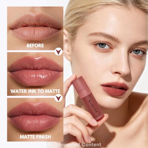 Image of KIMUSE Water Gel Lip Tint 6-Colors Set, Highly Pigmented Glossy Lip Stains | Long Lasting Moisturizing Glossy Lip Tint Stain, Hydrating Lip Gloss Set Makeup, Waterproof, Transfer-Proof, Lightweight