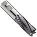 Niagara Cutter 17004677 Carbide Square Nose End Mill, Inch, TiAlN Finish, Roughing Cut, 20 Degree Helix, 5 Flutes, 5