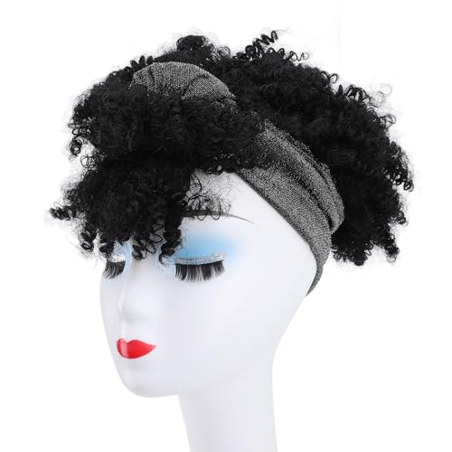 Perruque bandeau cheveux bouclés idéale pour les loisirs quotidiens